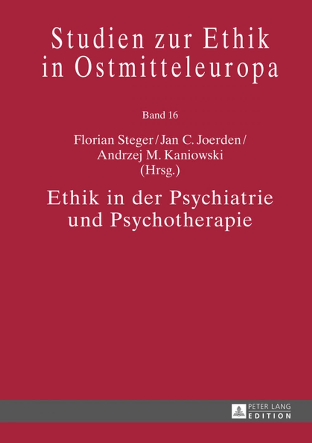 Big bigCover of Ethik in der Psychiatrie und Psychotherapie