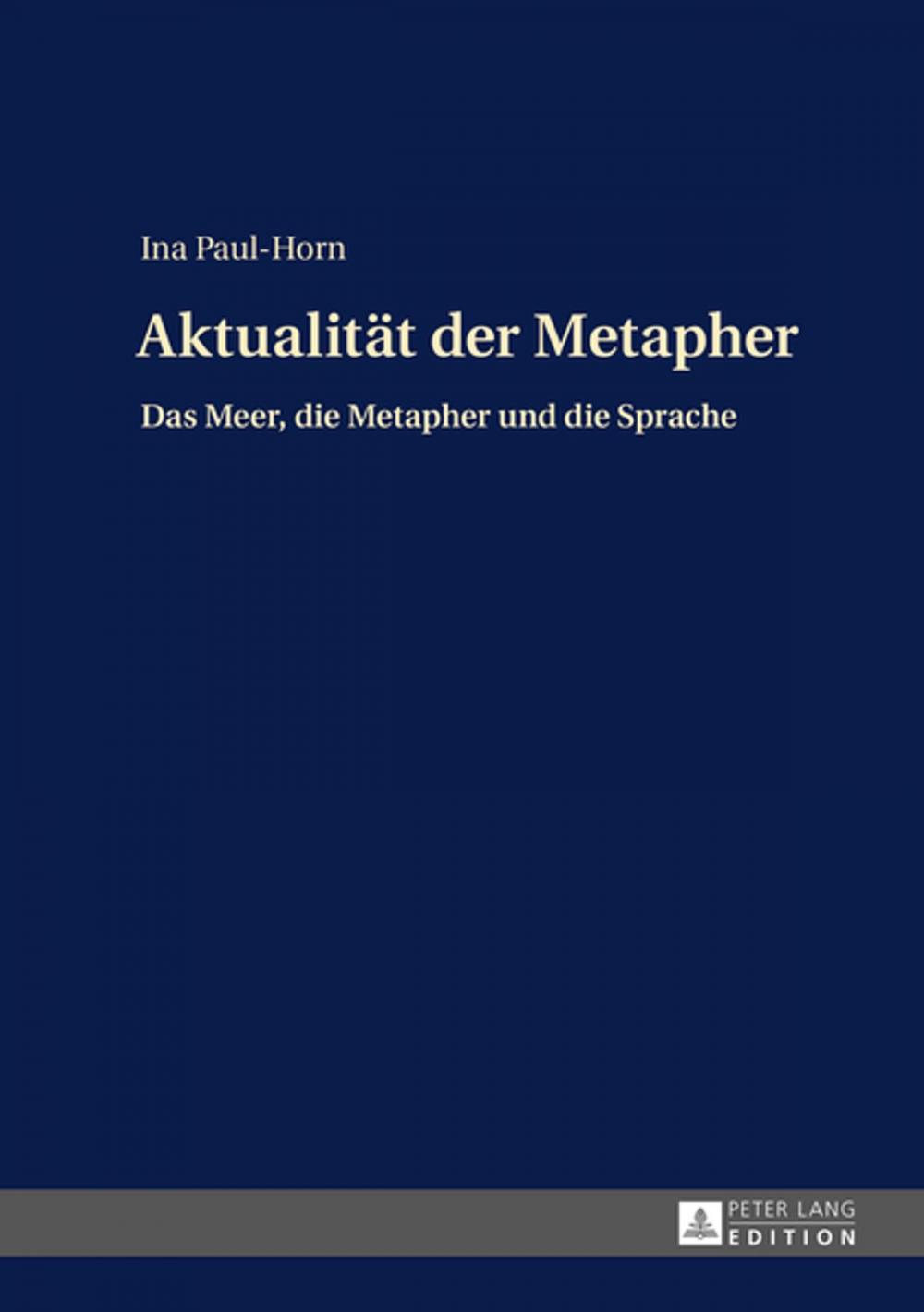 Big bigCover of Aktualitaet der Metapher