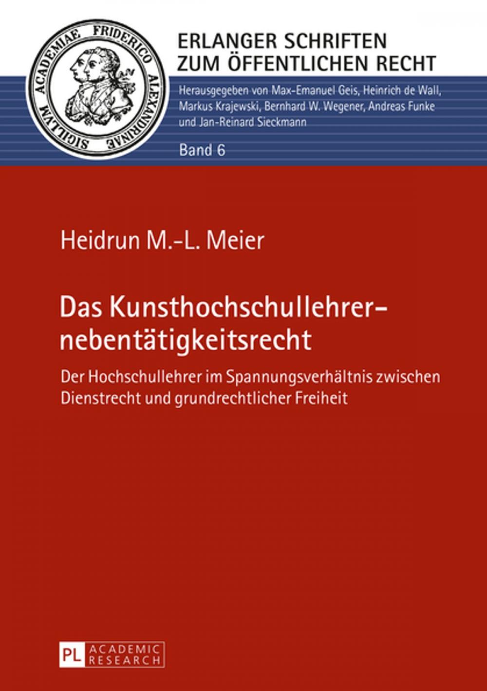 Big bigCover of Das Kunsthochschullehrernebentaetigkeitsrecht