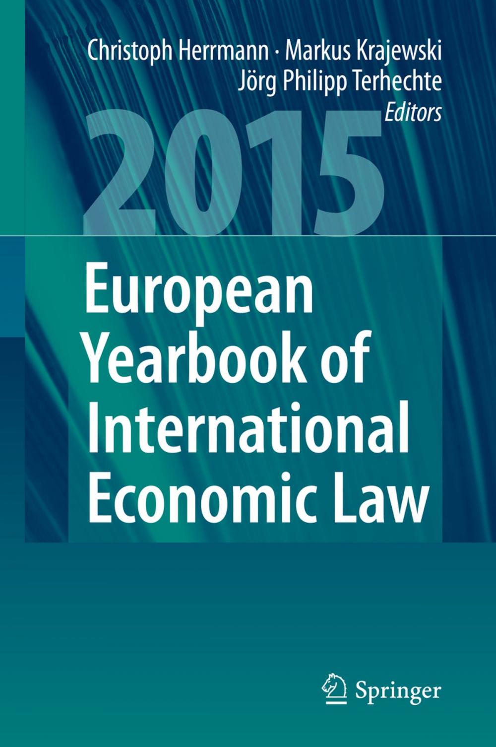 Big bigCover of European Yearbook of International Economic Law 2015