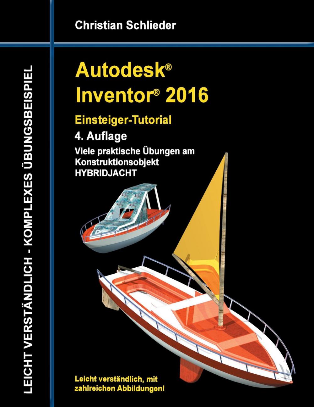 Big bigCover of Autodesk Inventor 2016 - Einsteiger-Tutorial Hybridjacht