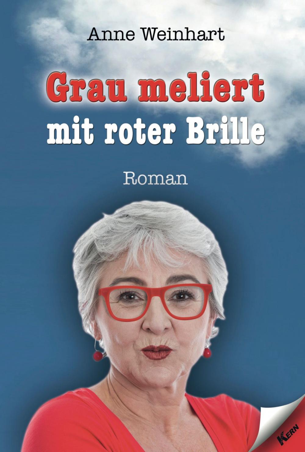 Big bigCover of Grau meliert mit roter Brille