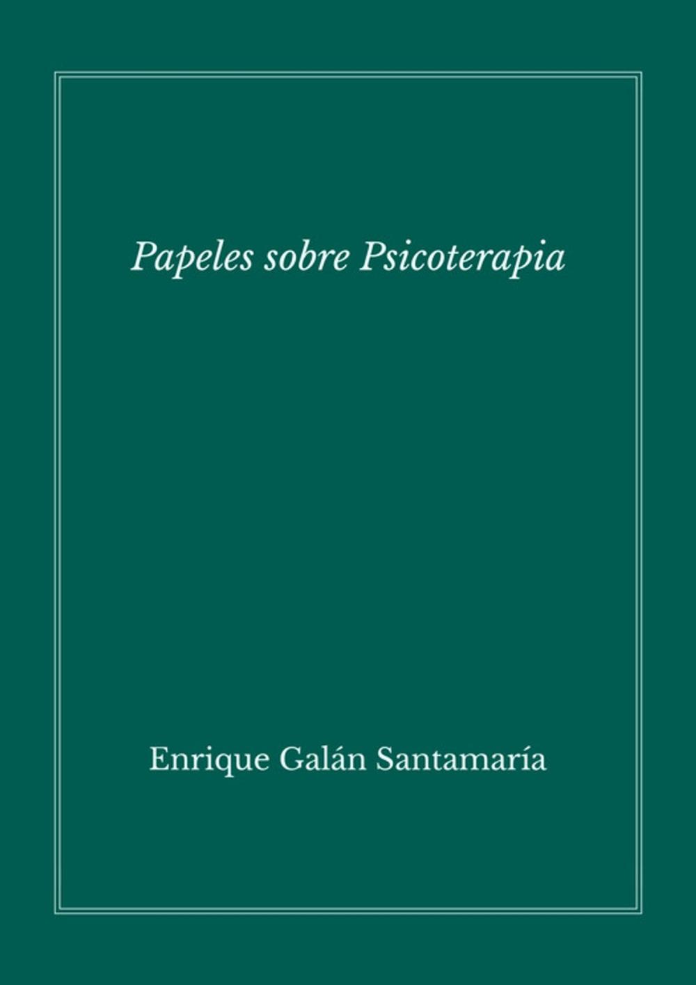 Big bigCover of Papeles sobre psicoterapia