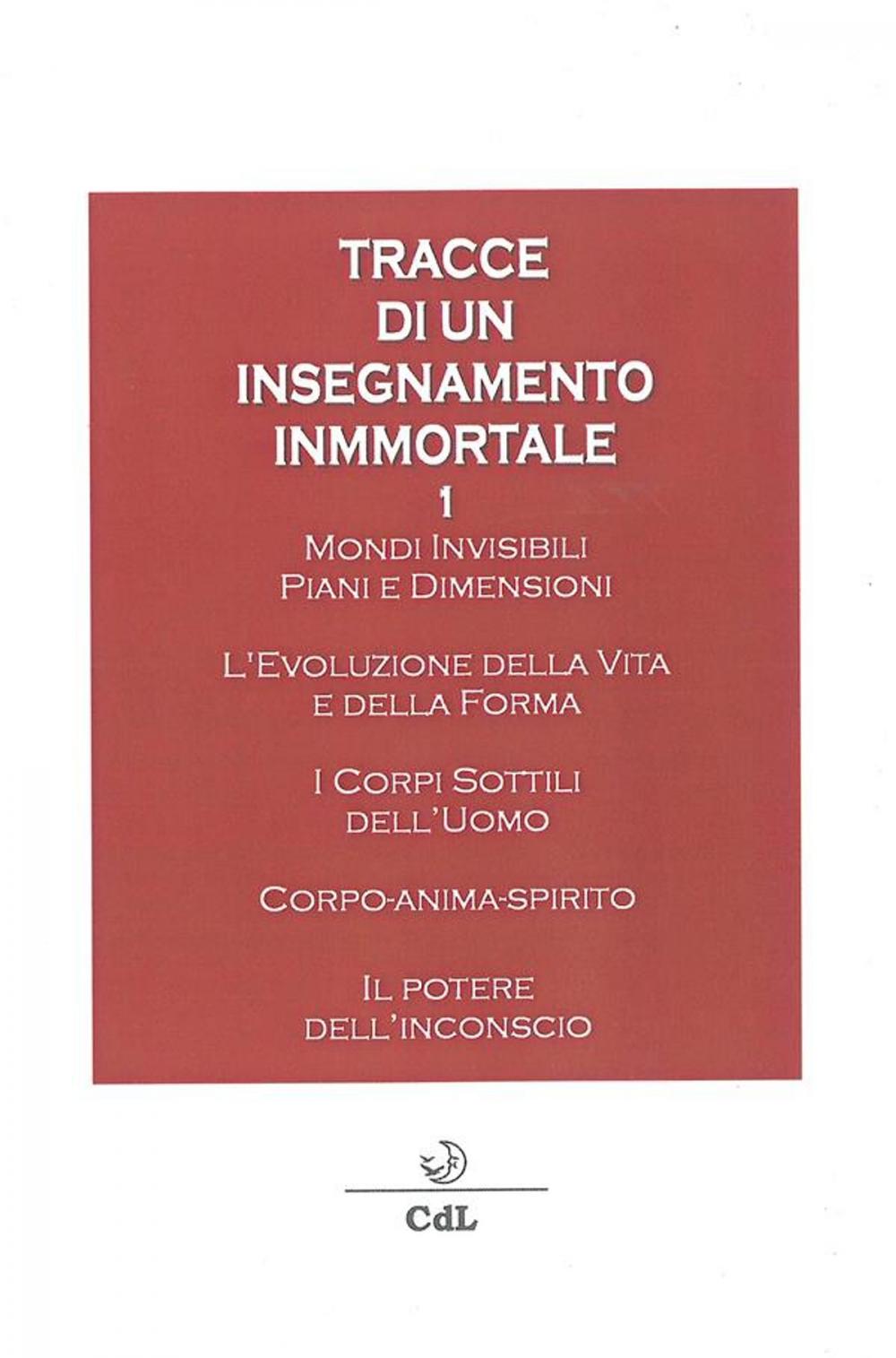 Big bigCover of Tracce di un Insegnamento Immortale