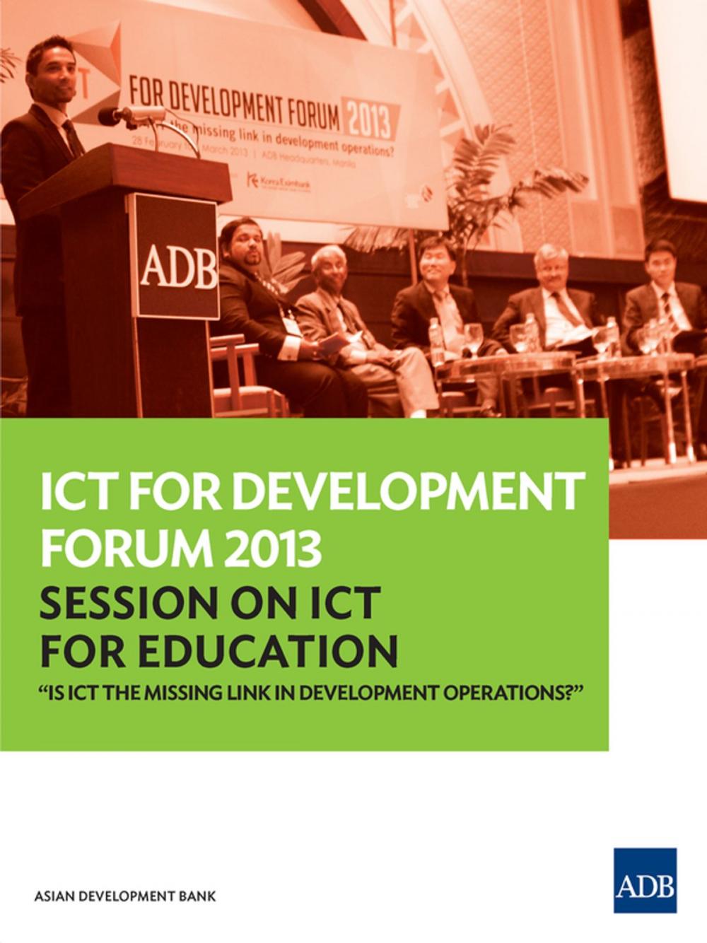 Big bigCover of ICT for Development Forum 2013