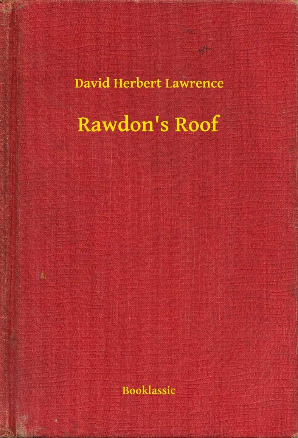 Big bigCover of Rawdon's Roof