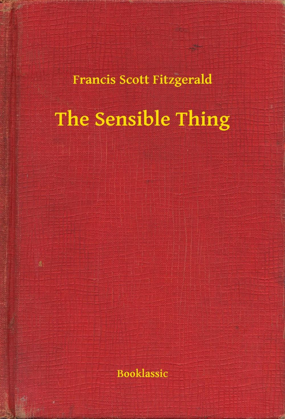 Big bigCover of The Sensible Thing
