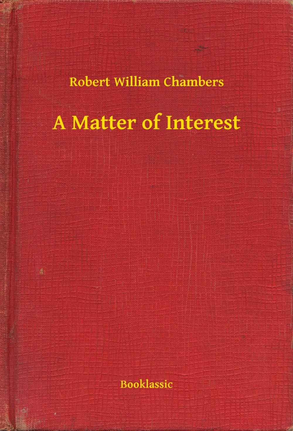 Big bigCover of A Matter of Interest