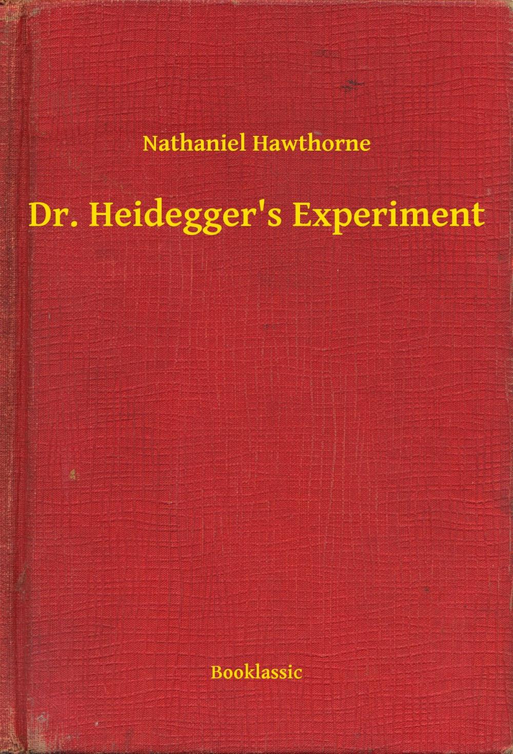 Big bigCover of Dr. Heidegger's Experiment