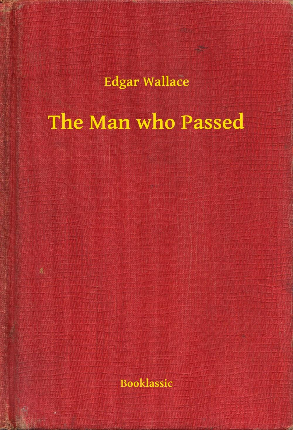 Big bigCover of The Man who Passed