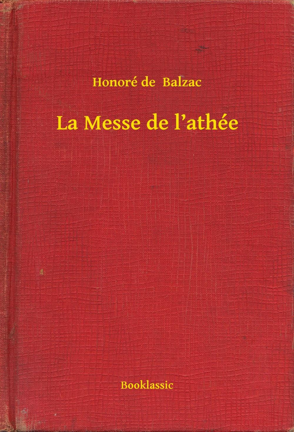 Big bigCover of La Messe de l’athée