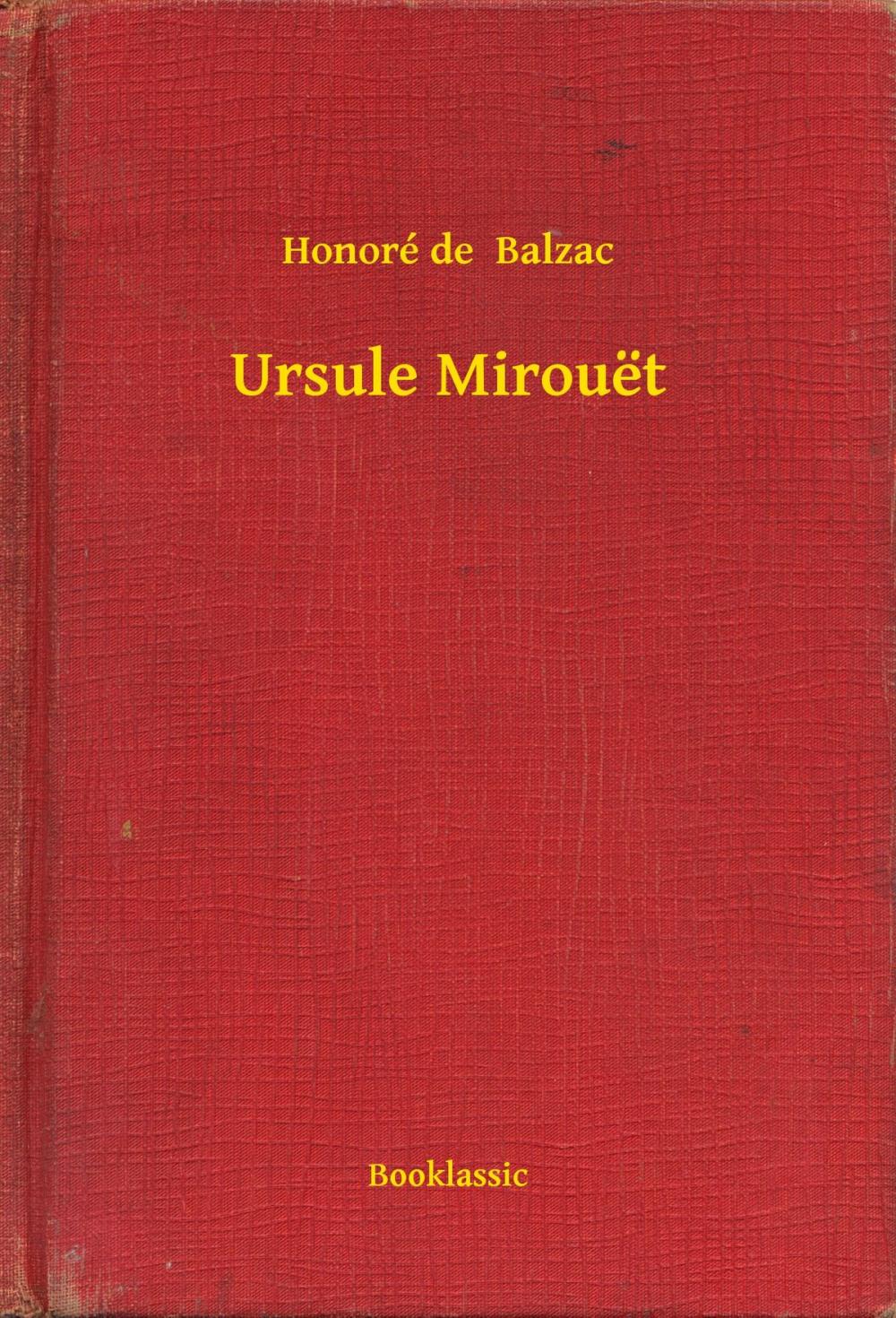 Big bigCover of Ursule Mirouët