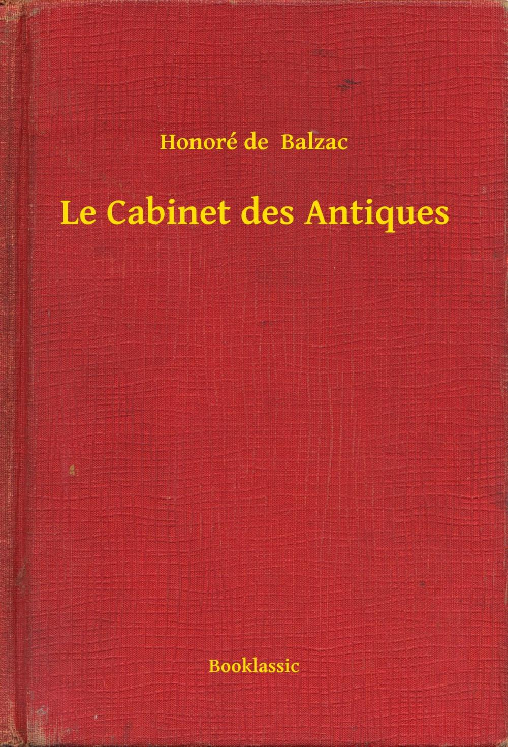 Big bigCover of Le Cabinet des Antiques