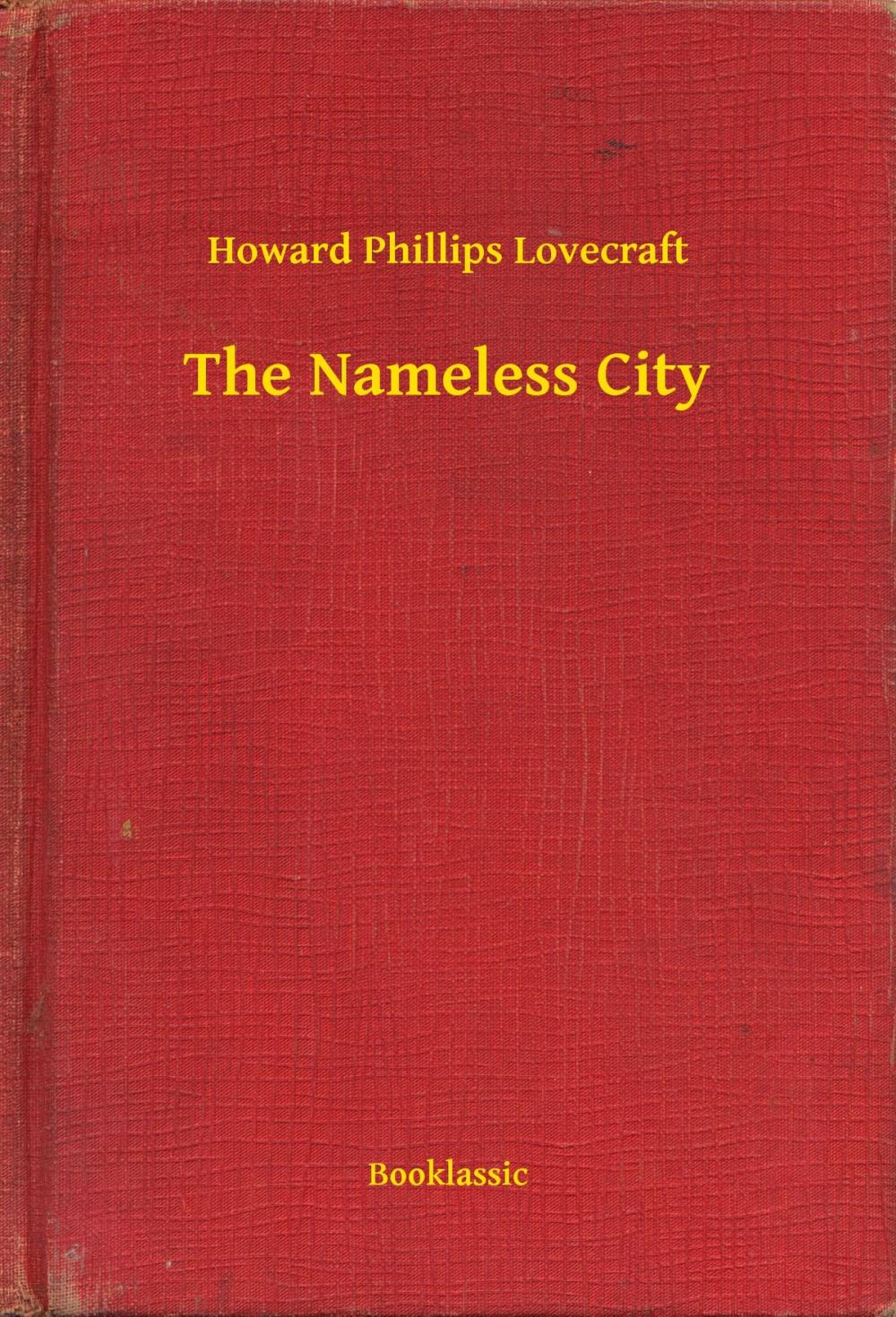 Big bigCover of The Nameless City