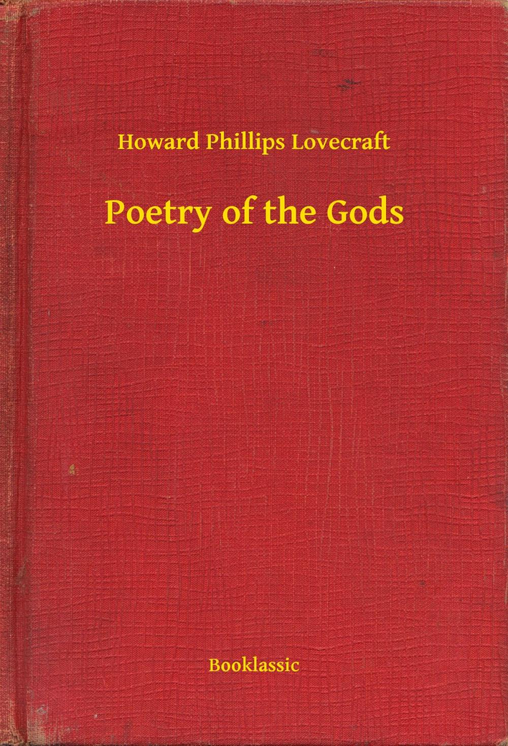 Big bigCover of Poetry of the Gods