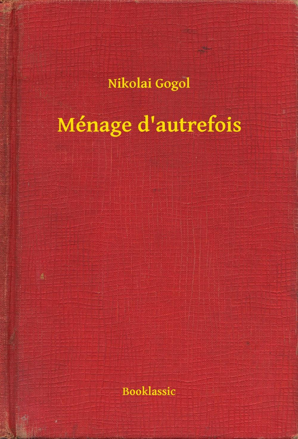 Big bigCover of Ménage d'autrefois