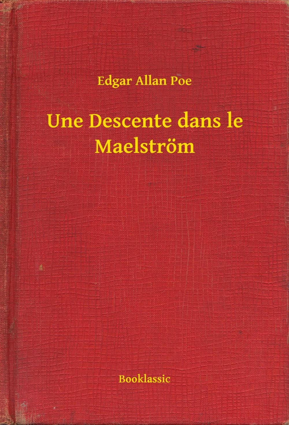 Big bigCover of Une Descente dans le Maelström