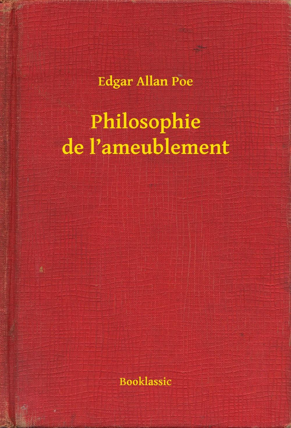 Big bigCover of Philosophie de l’ameublement