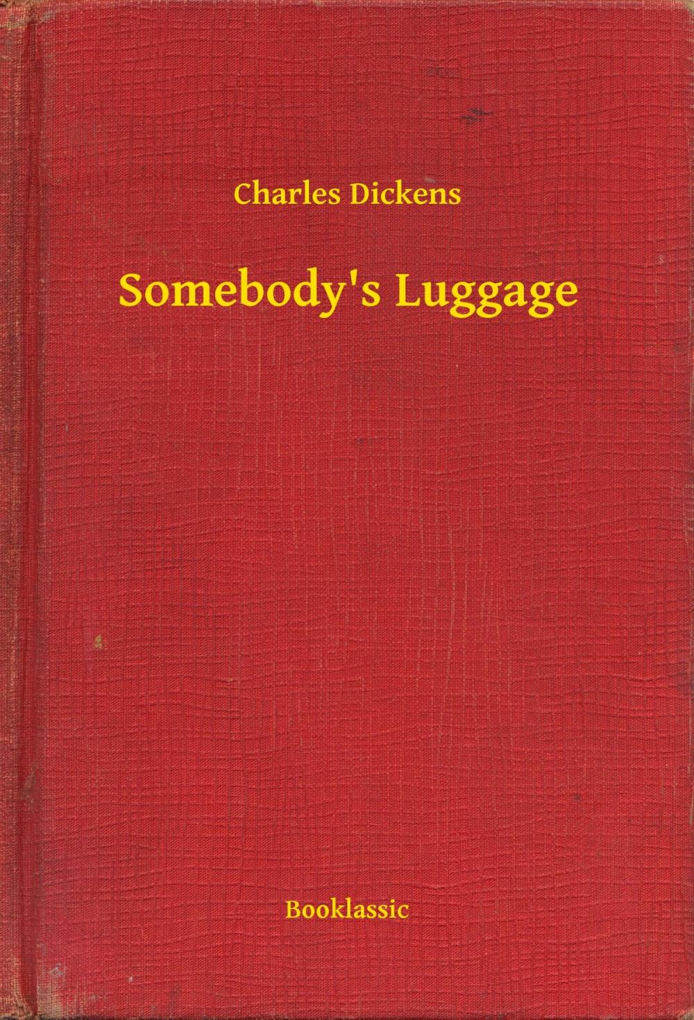 Big bigCover of Somebody's Luggage