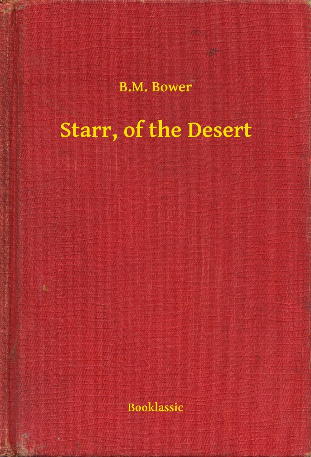 Big bigCover of Starr, of the Desert