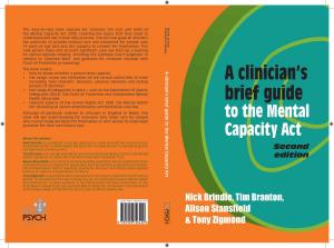 Cover of the book A Clinician’s Brief Guide to the Mental Capacity Act (2nd edn) by John DeLaughter