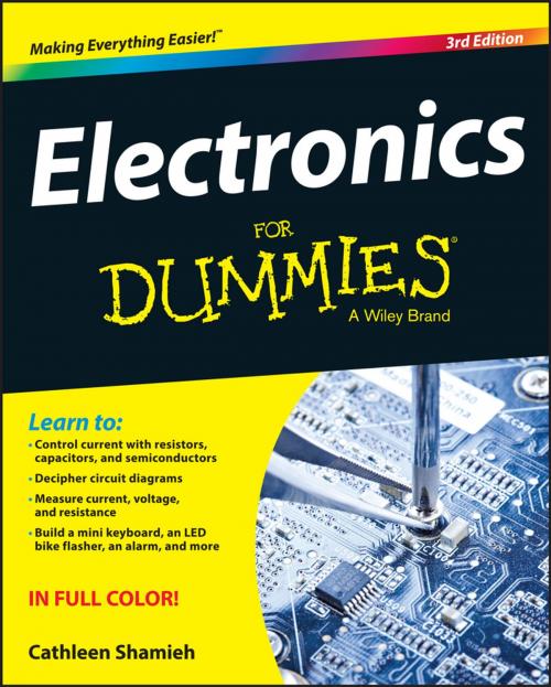 Cover of the book Electronics For Dummies by Cathleen Shamieh, Wiley