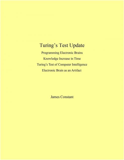 Cover of the book Turing’s Test Update by James Constant, James Constant
