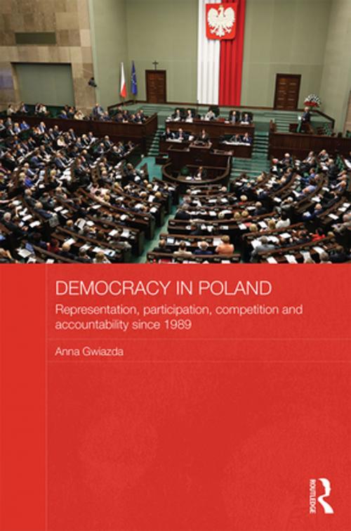 Cover of the book Democracy in Poland by Anna Gwiazda, Taylor and Francis