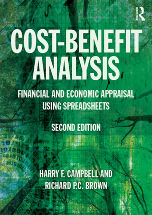 Cover of the book Cost-Benefit Analysis by Harry F. Campbell, Richard P.C. Brown, Taylor and Francis