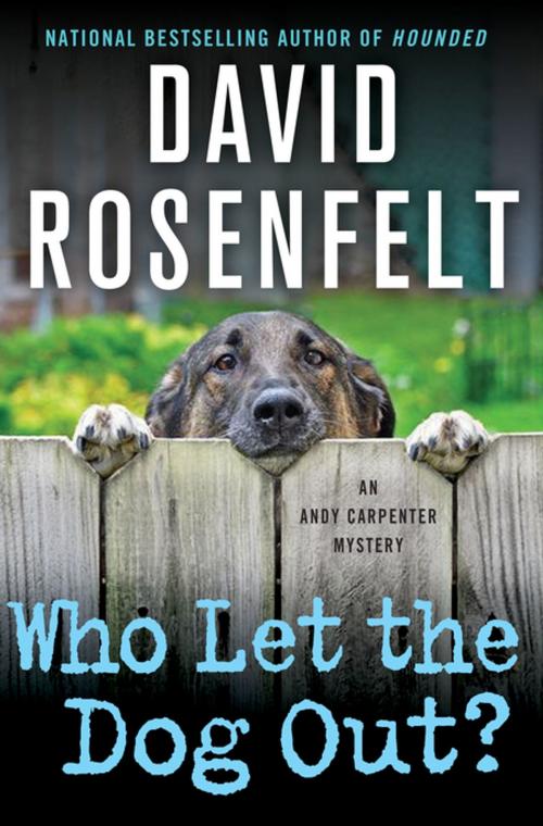 Cover of the book Who Let the Dog Out? by David Rosenfelt, St. Martin's Press