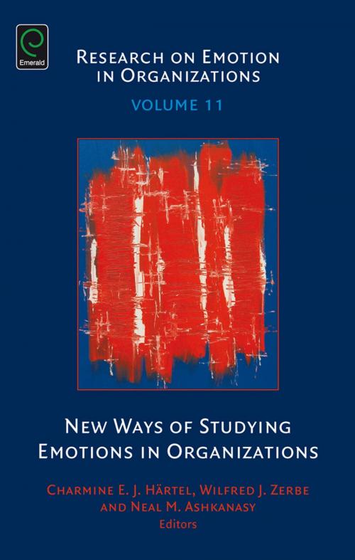 Cover of the book New Ways of Studying Emotions in Organizations by Neal M. Ashkanasy, Charmine E. J. Härtel, Emerald Group Publishing Limited