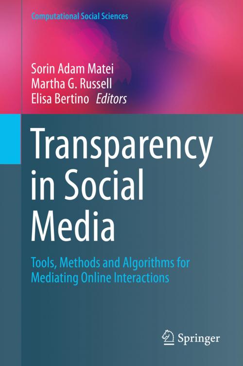 Cover of the book Transparency in Social Media by , Springer International Publishing