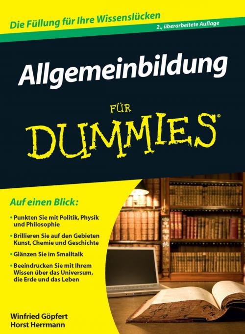 Cover of the book Allgemeinbildung für Dummies by Horst Herrmann, Winfried G¿pfert, Wiley