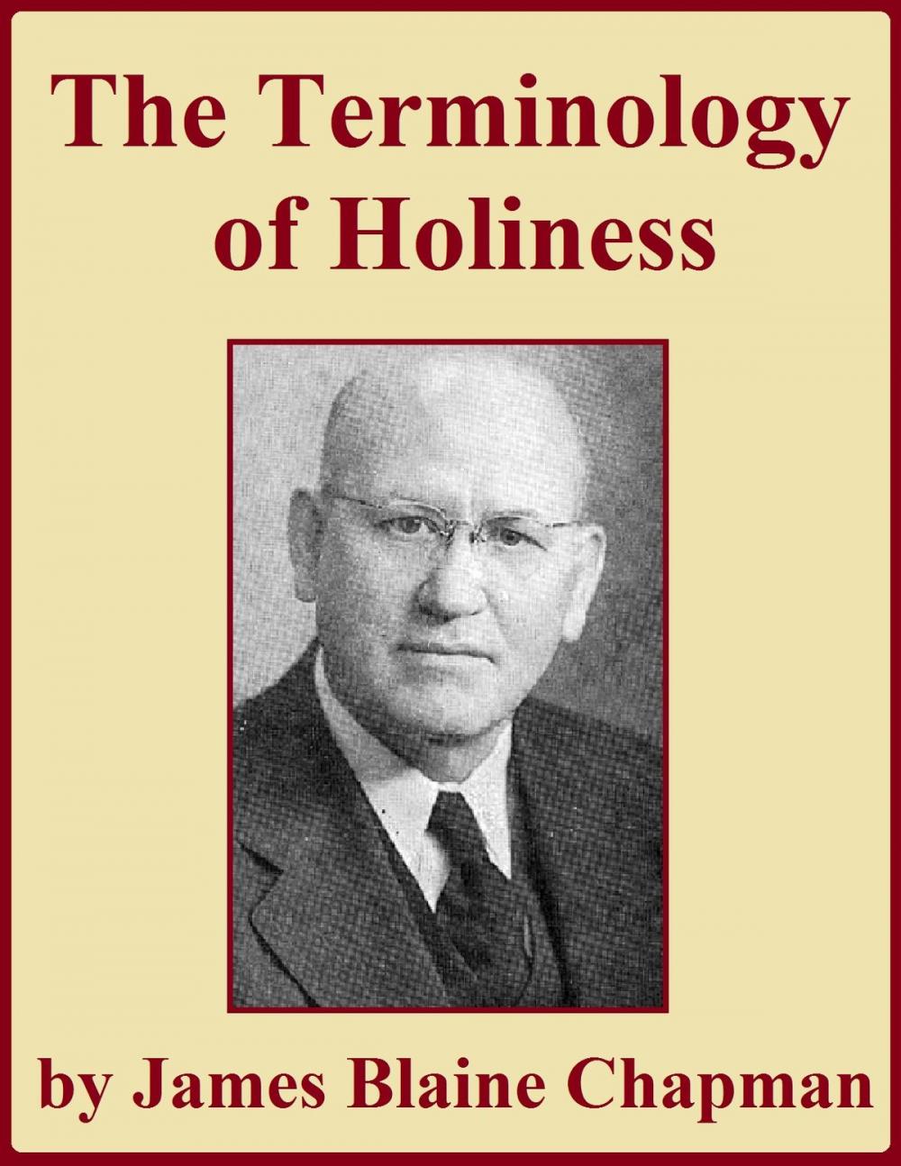 Big bigCover of The Terminology of Holiness