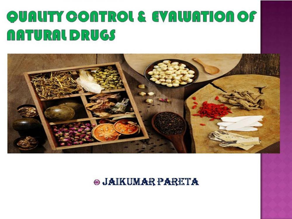 Big bigCover of Quality control & Evaluation of natural drugs