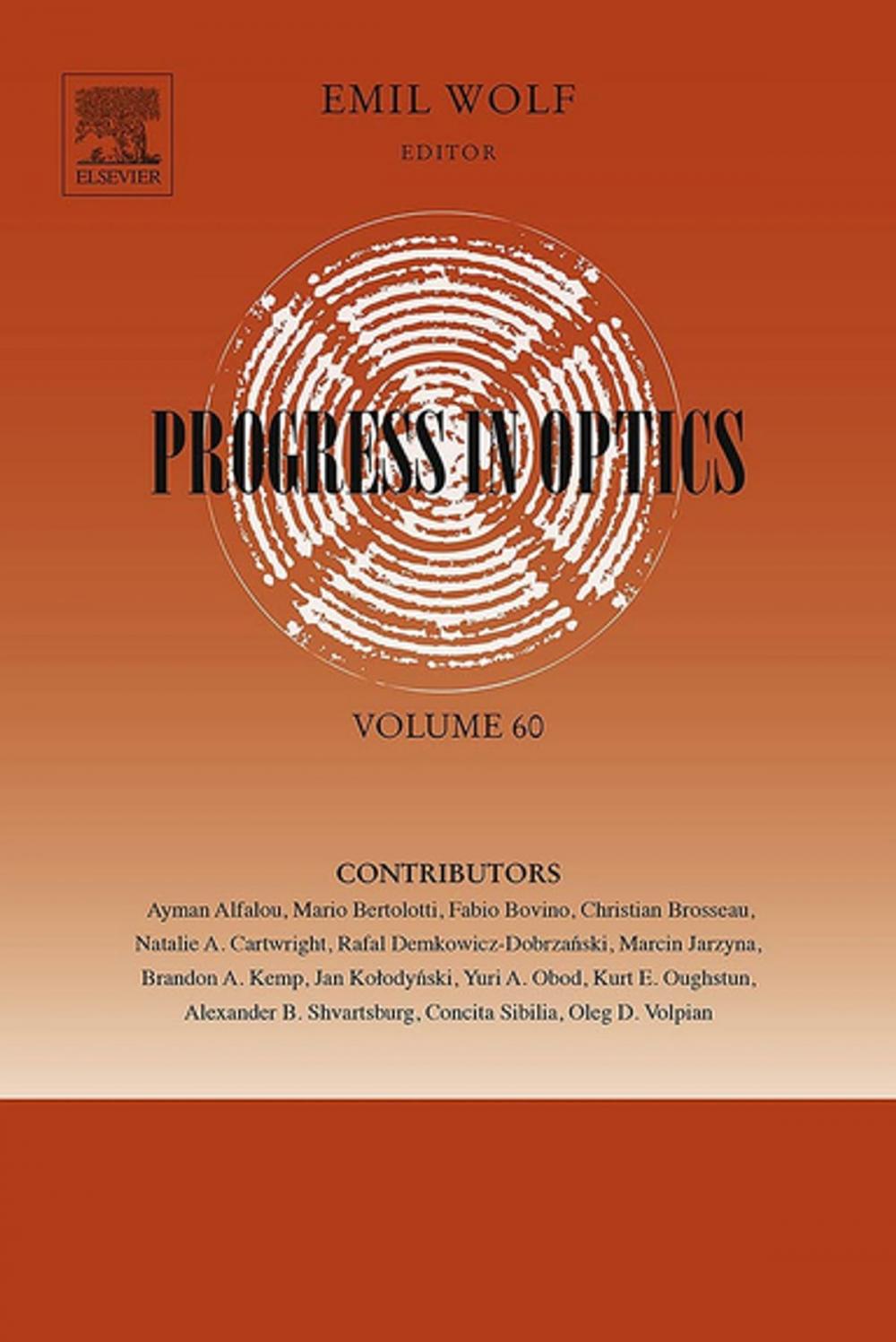 Big bigCover of Progress in Optics