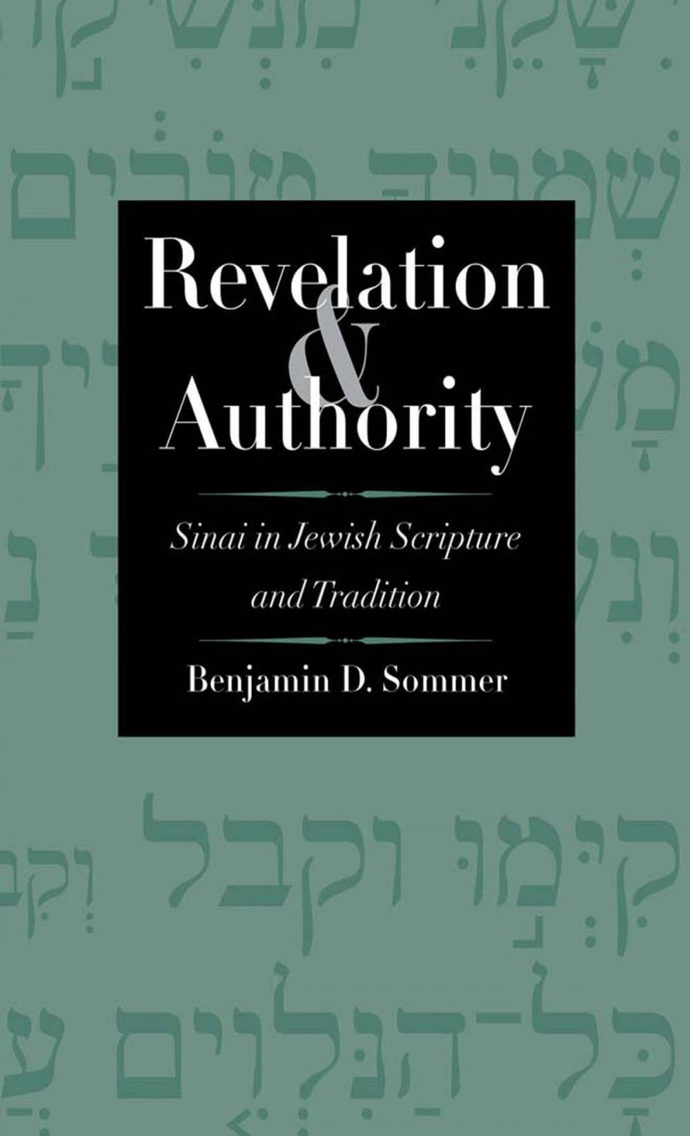 Big bigCover of Revelation and Authority