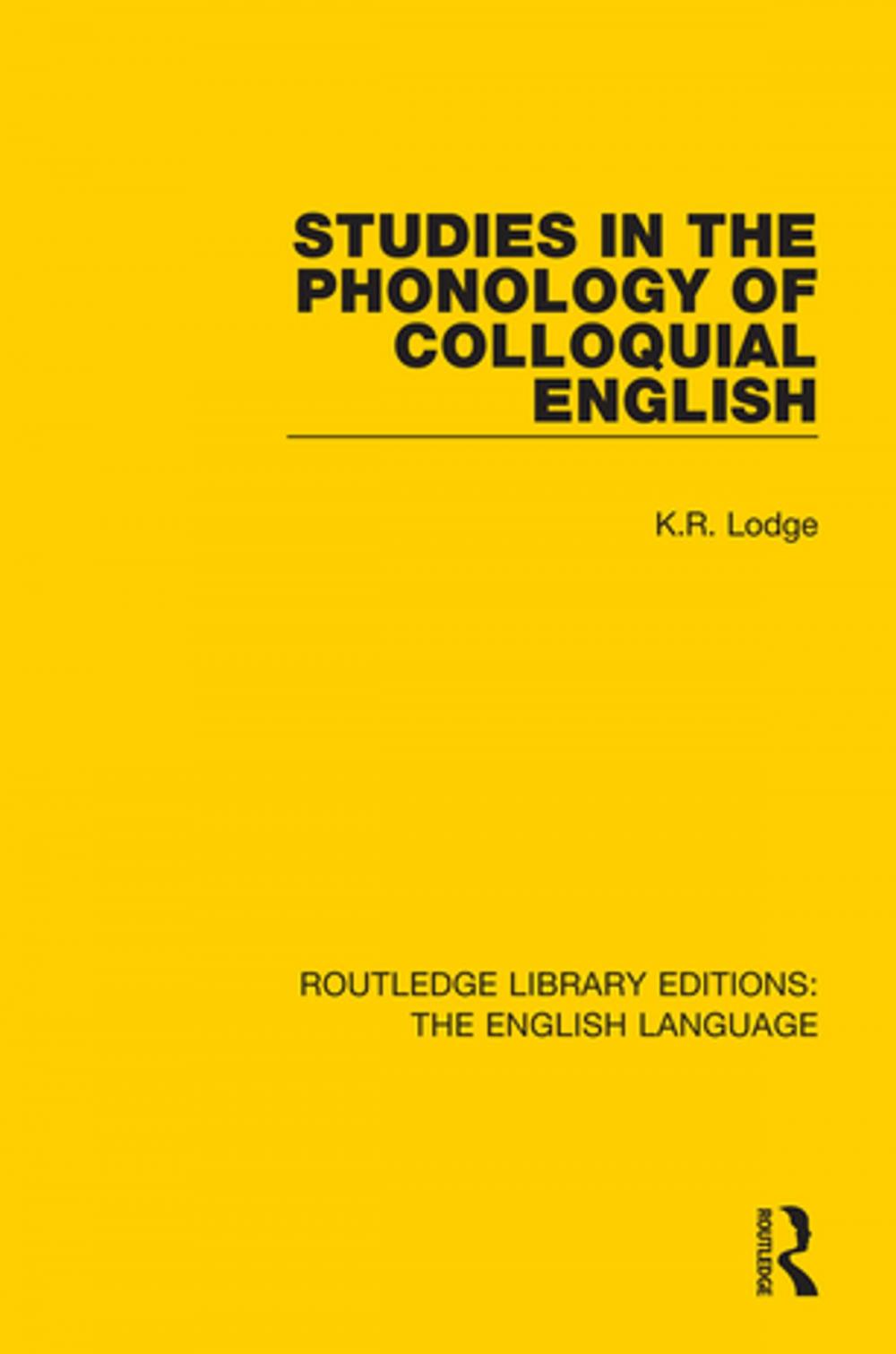 Big bigCover of Studies in the Phonology of Colloquial English