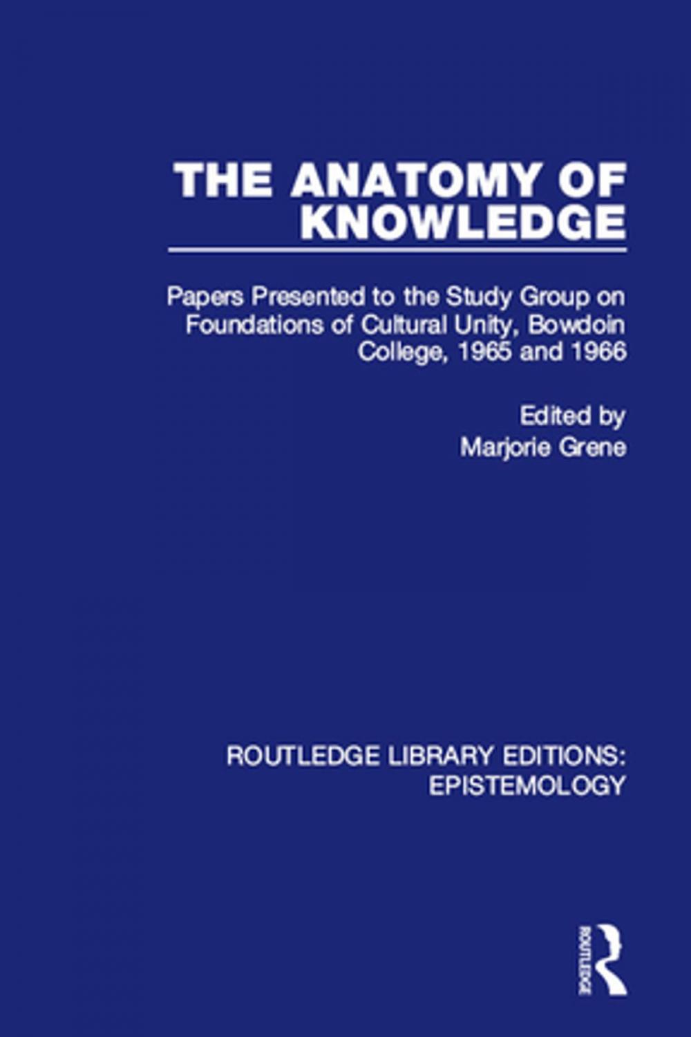 Big bigCover of The Anatomy of Knowledge