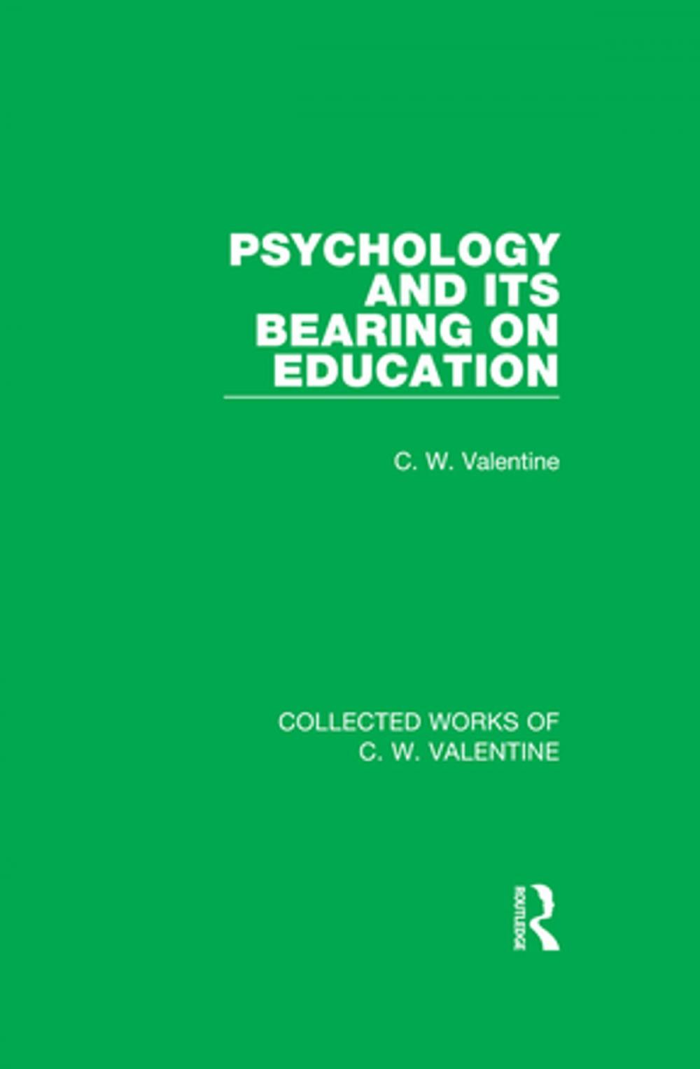 Big bigCover of Psychology and its Bearing on Education
