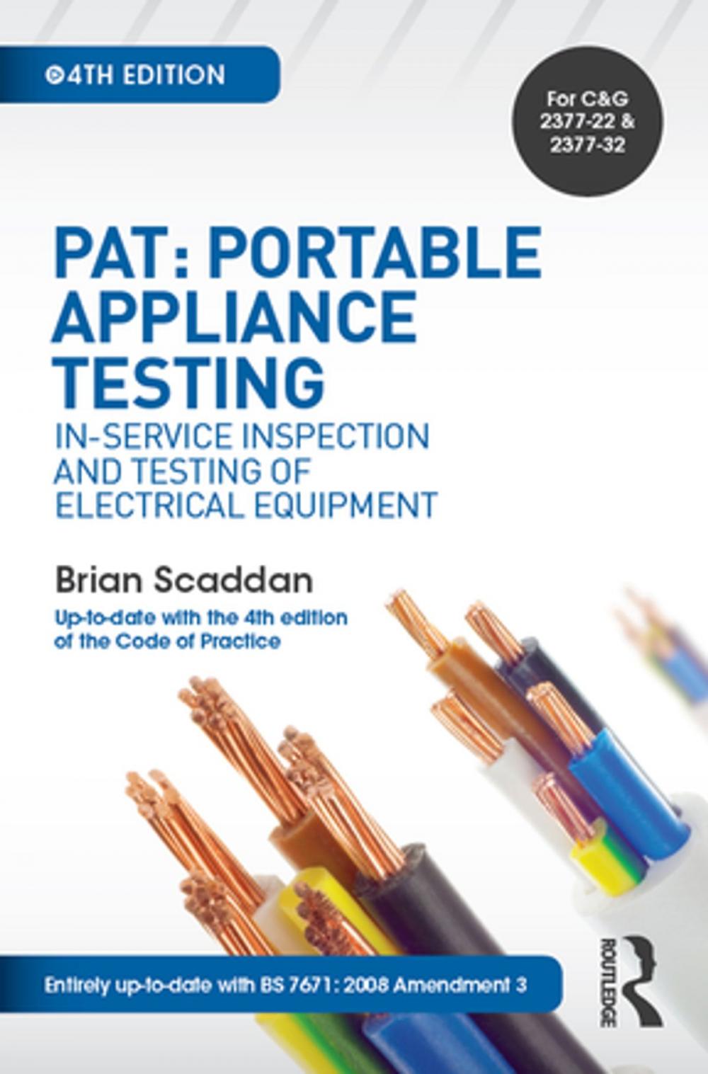 Big bigCover of PAT: Portable Appliance Testing, 4th ed