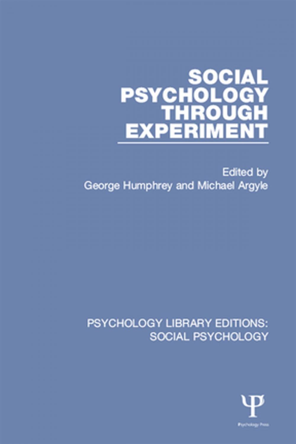 Big bigCover of Social Psychology Through Experiment