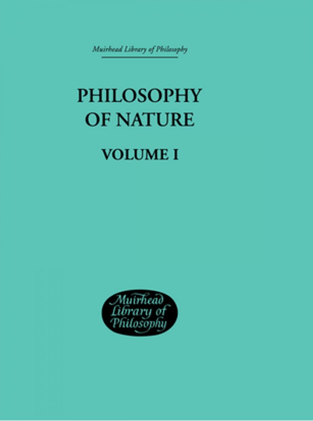 Big bigCover of Hegel's Philosophy of Nature