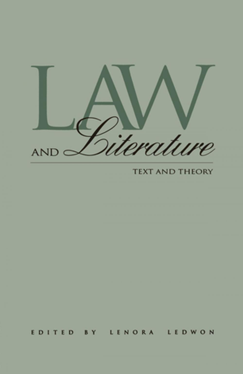 Big bigCover of Law and Literature