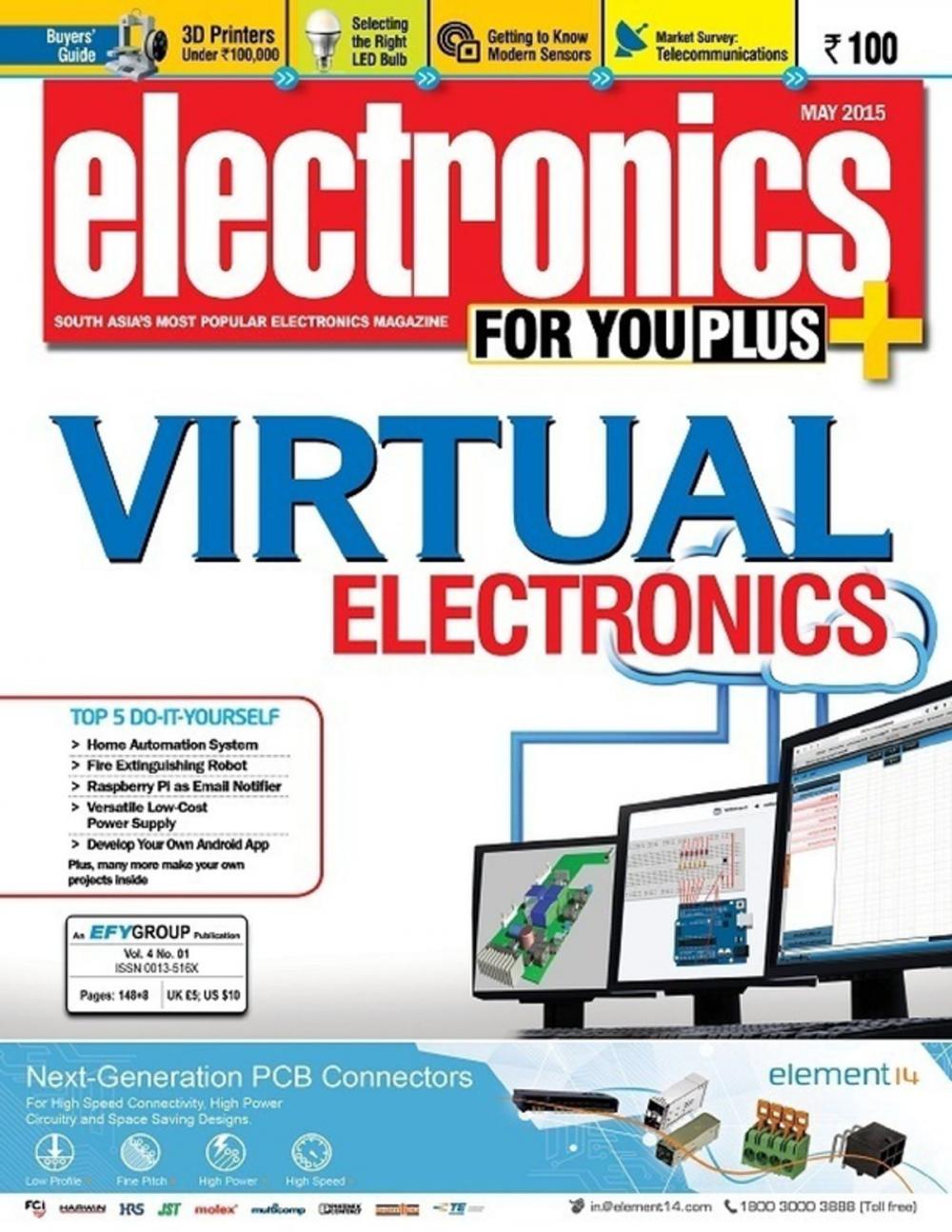 Big bigCover of Electronics for You, May 2015