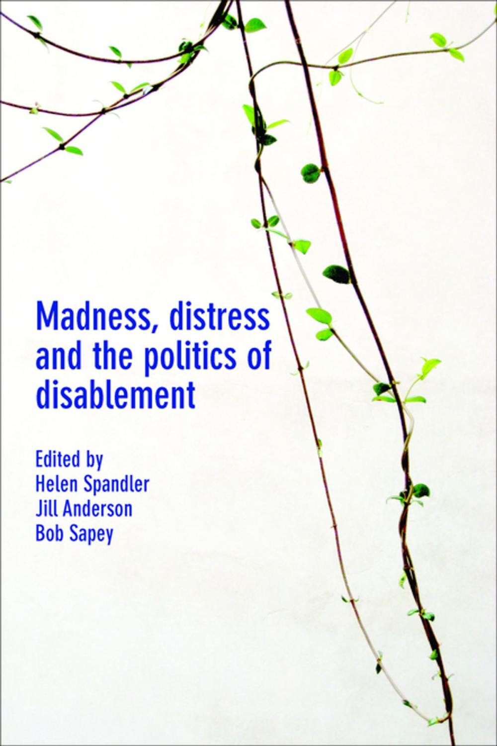 Big bigCover of Madness, distress and the politics of disablement