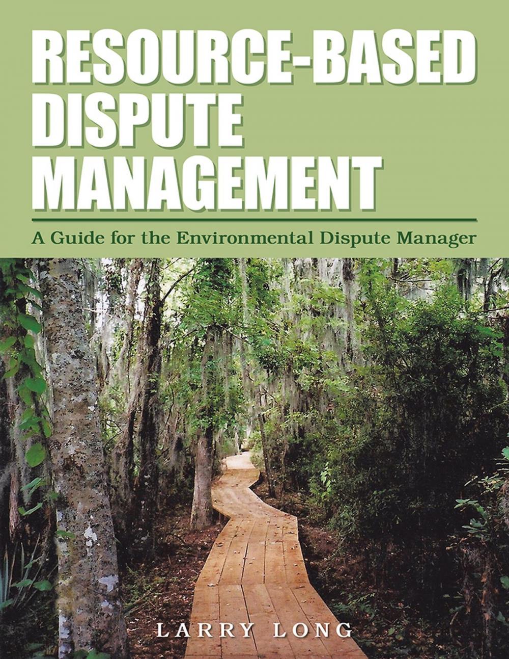 Big bigCover of Resource-Based Dispute Management