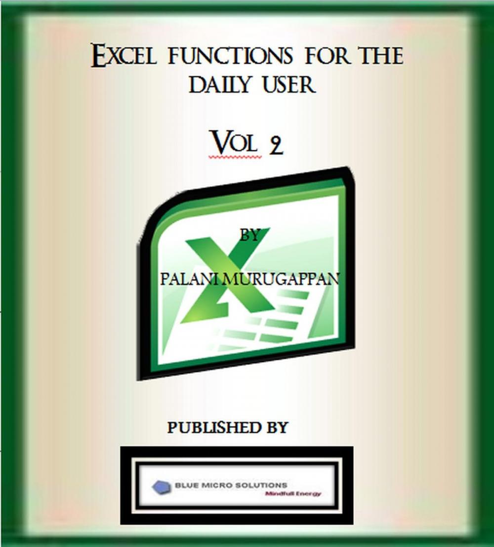 Big bigCover of Microsoft Excel Functions Vol 2