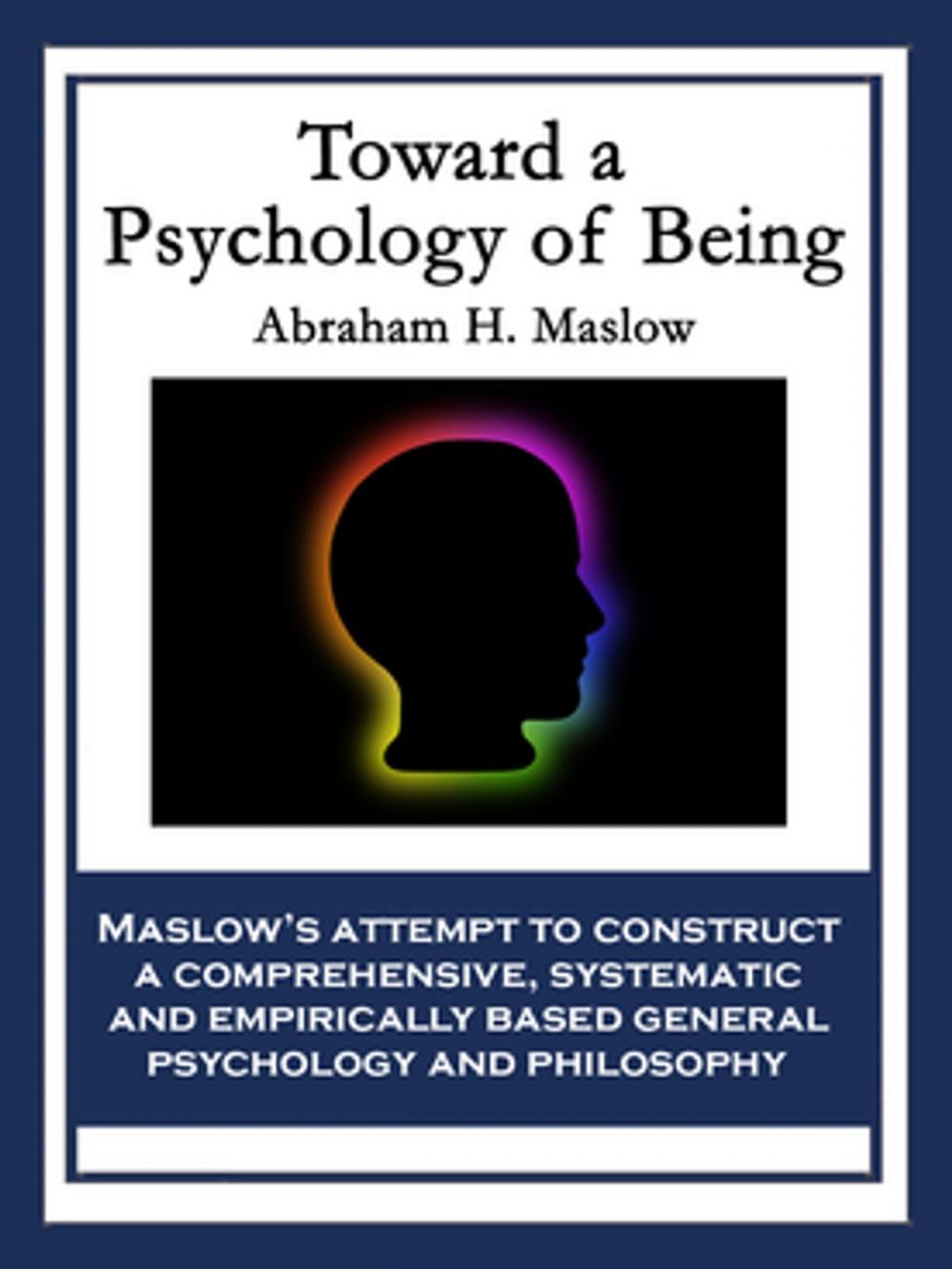 Big bigCover of Toward a Psychology of Being