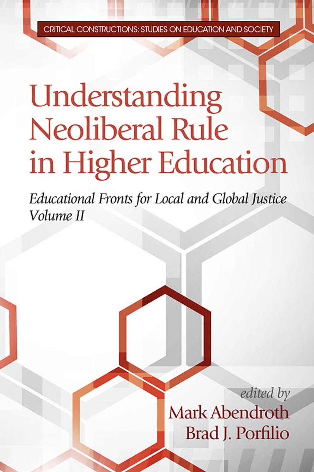 Big bigCover of Understanding Neoliberal Rule in Higher Education